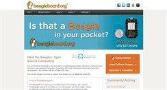 Desktop Screenshot of beagleboard.org