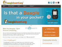 Tablet Screenshot of beagleboard.net